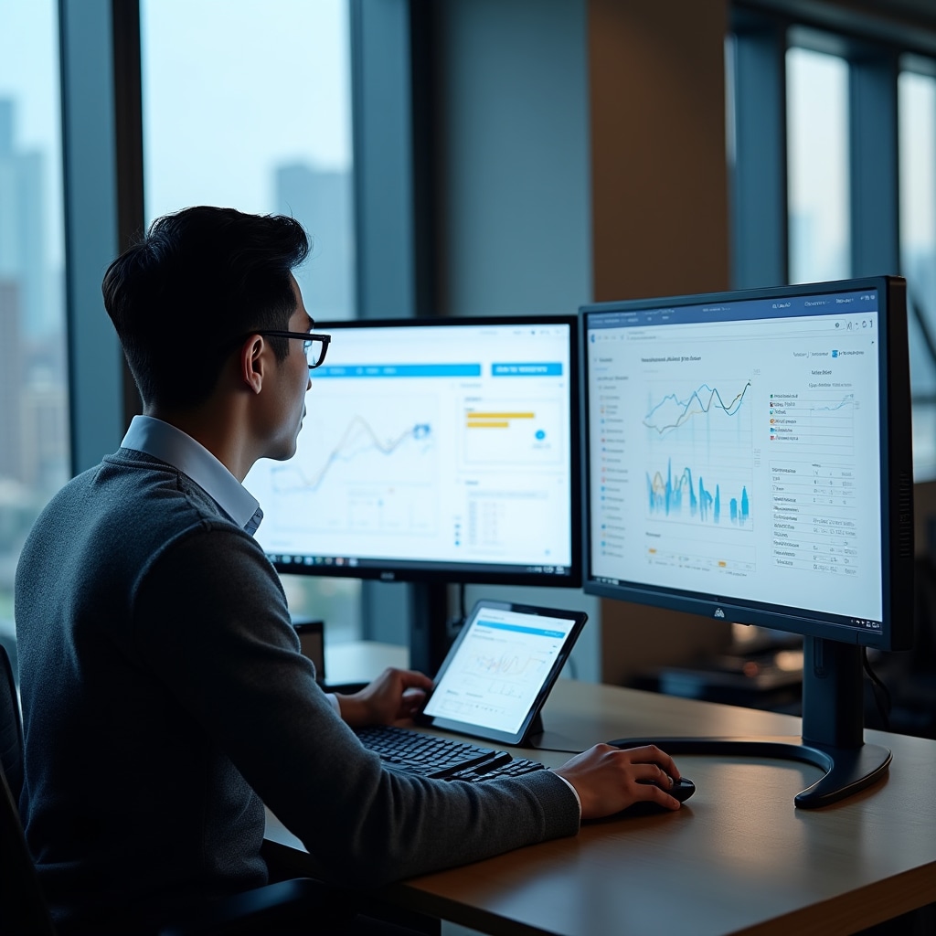 Progress tracking dashboard with project status and metrics visualization