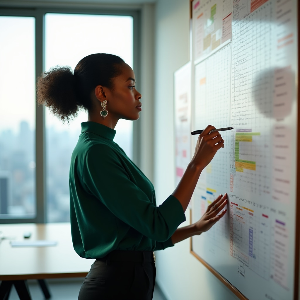 Routine design specialist planning daily workflow structure